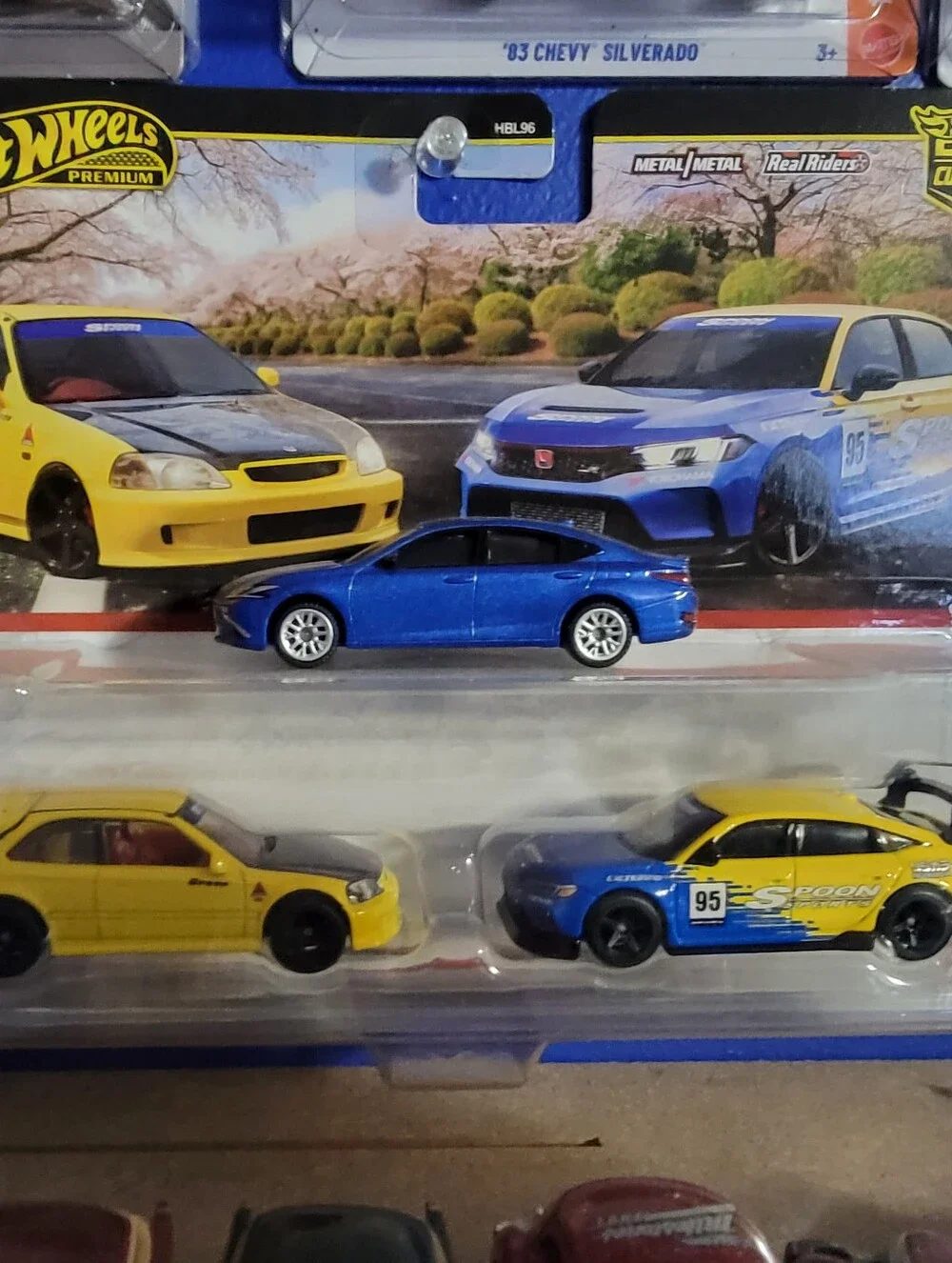 Hot Wheels Premium Honda 2 Car Set